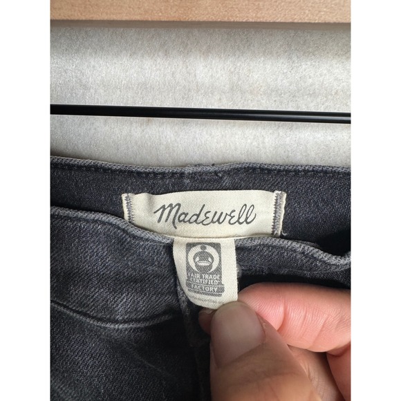 Madewell The Perfect Vtg Jean Black High Rise Straight Leg Denim 26 CKP455980076 - Picture 3 of 14